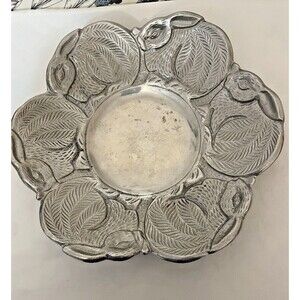 Arthur Court Quality Aluminum Bunny Parade Bowl